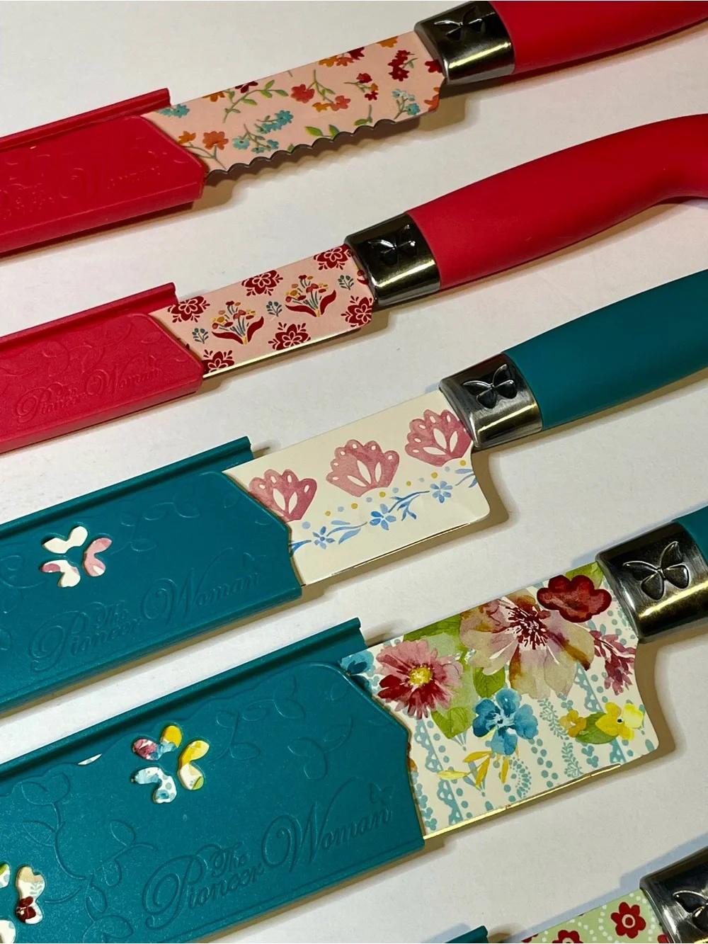 The Pioneer Woman Wildflower Whimsy 7-Piece Cutlery Knife Set - Limited Edition